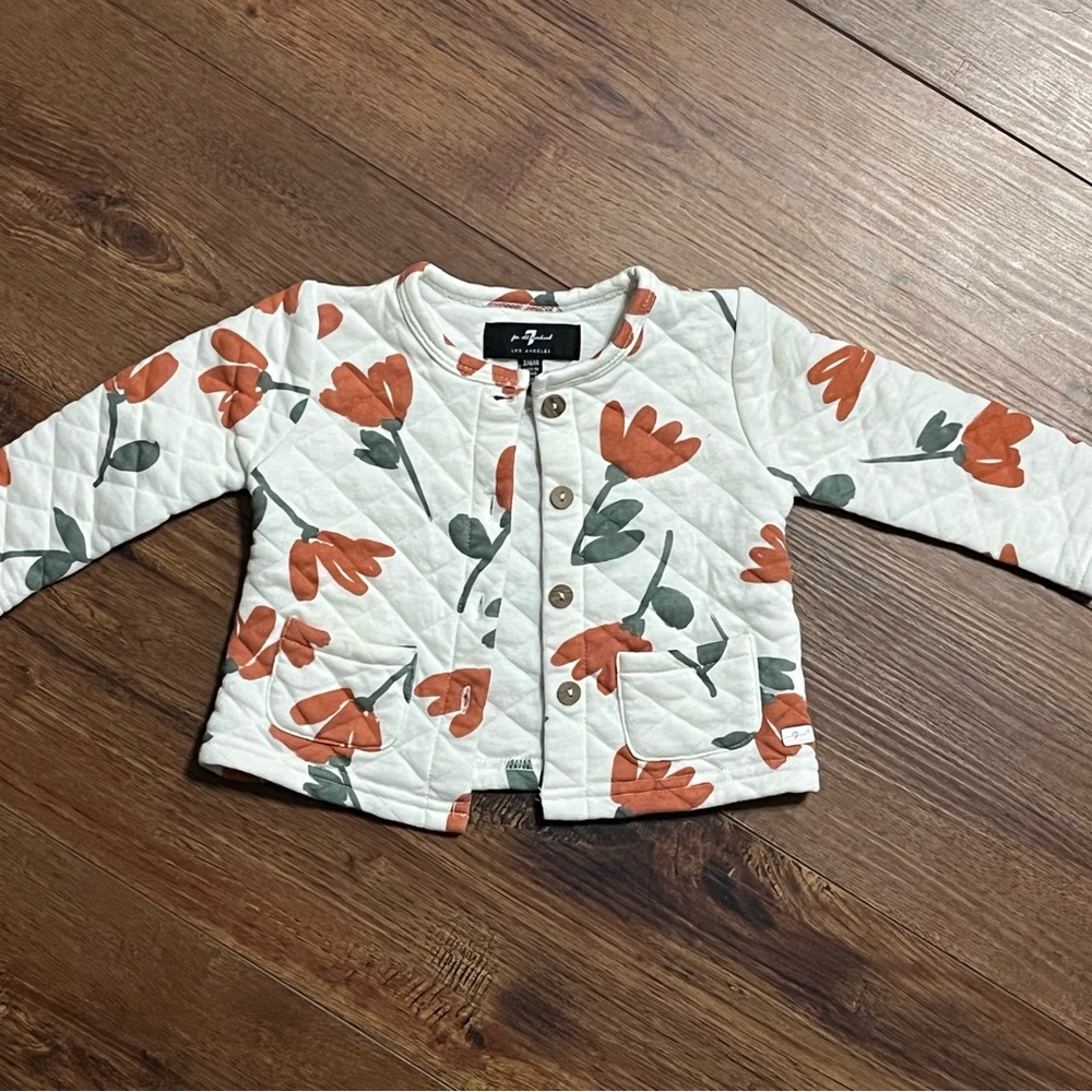 7 For All Mankind Infants Floral Jacket